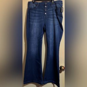 Fashion, nova flare, jeans, size 20